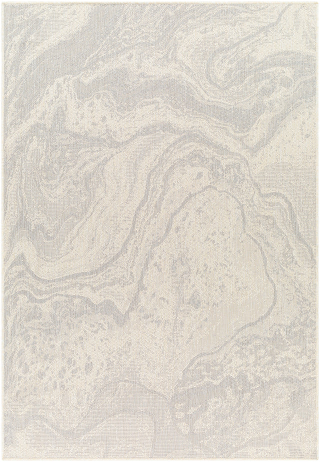 Surya Ravello Rvl-2343 Light Gray, Charcoal, Ivory, Light Beige Rug.