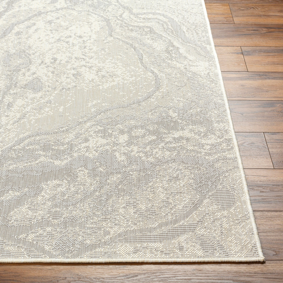 Surya Ravello Rvl-2343 Light Gray, Charcoal, Ivory, Light Beige Rug.