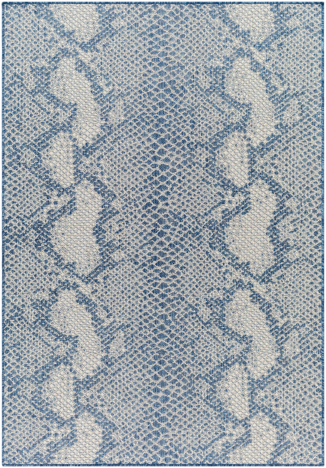 Surya Ravello Rvl-2345 Denim, Dark Blue, Ivory, Light Beige Rug.
