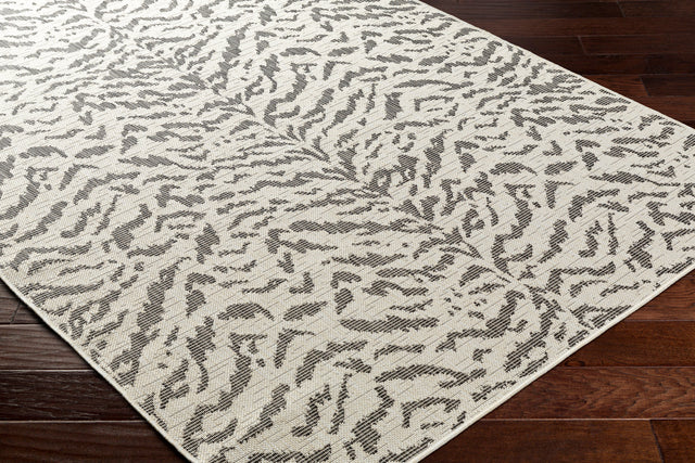 Surya Ravello Rvl-2353 Ivory, Light Beige, Light Gray, Black Rug.