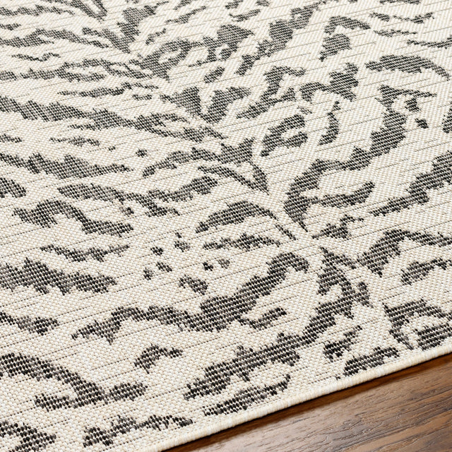 Surya Ravello Rvl-2353 Ivory, Light Beige, Light Gray, Black Rug.