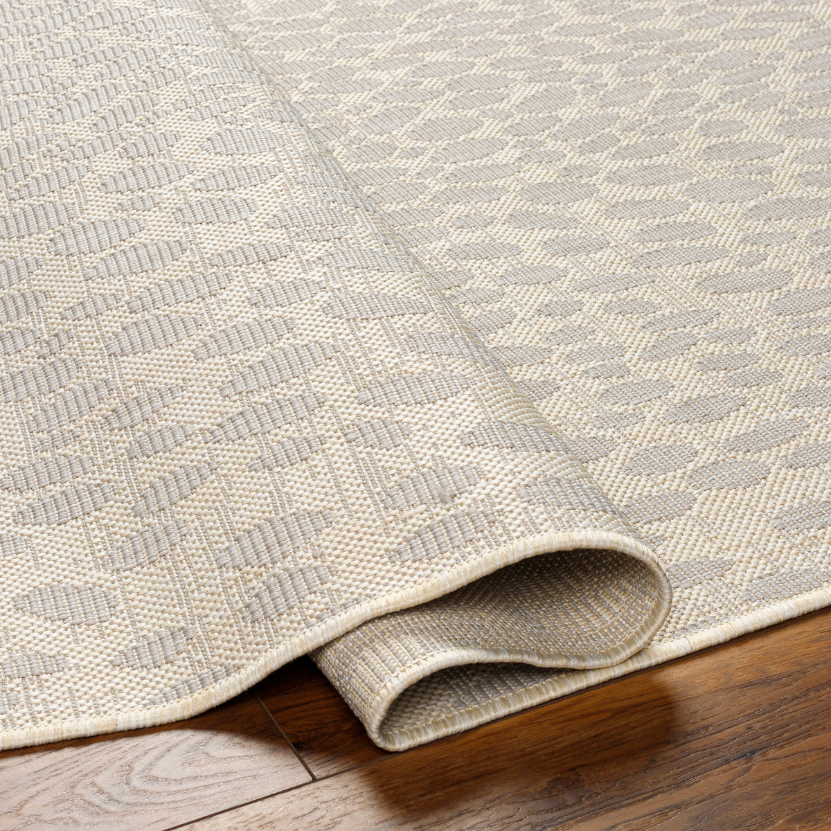 Surya Ravello Rvl-2357 Ivory, Light Beige, Light Gray, Charcoal Rug.