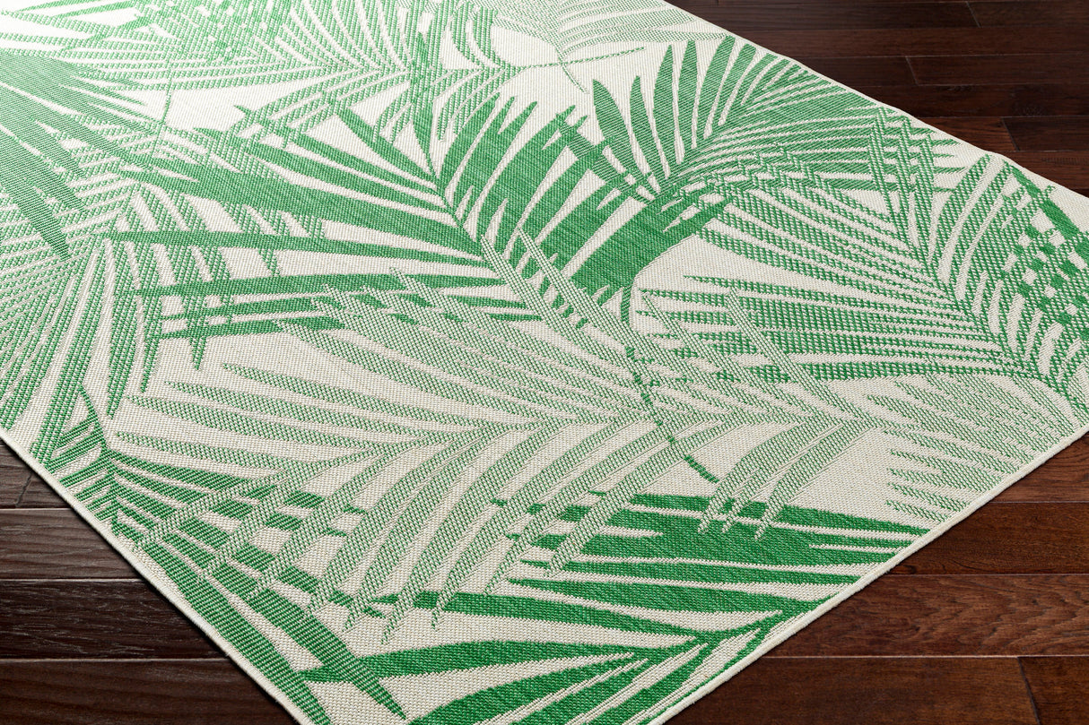 Surya Ravello Rvl-2359 Grass Green, Medium Green, Ivory, Light Beige Rug.