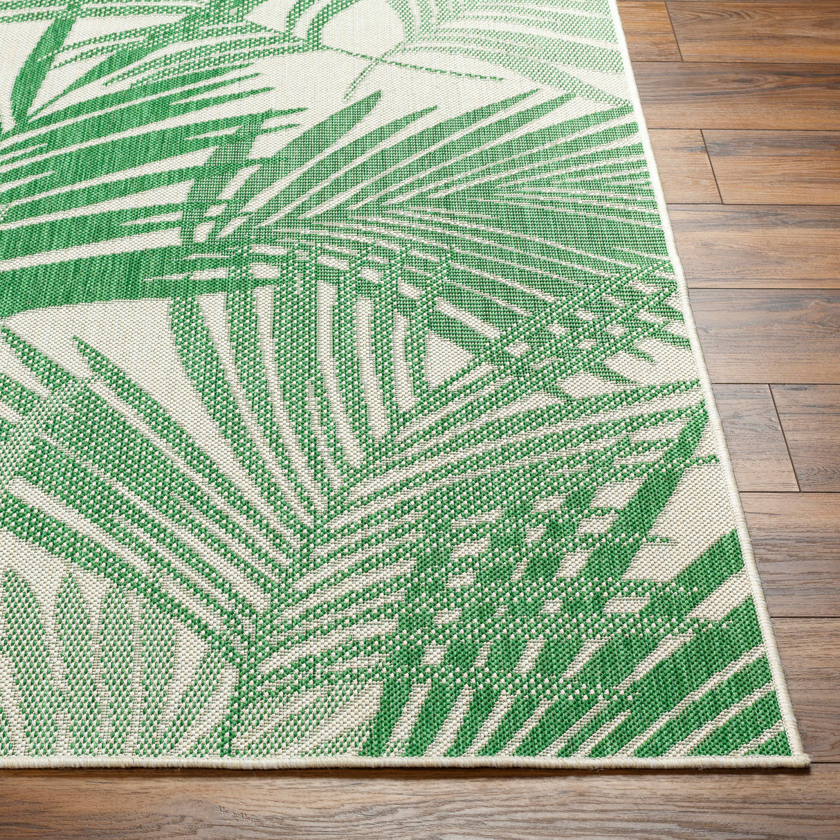 Surya Ravello Rvl-2359 Grass Green, Medium Green, Ivory, Light Beige Rug.