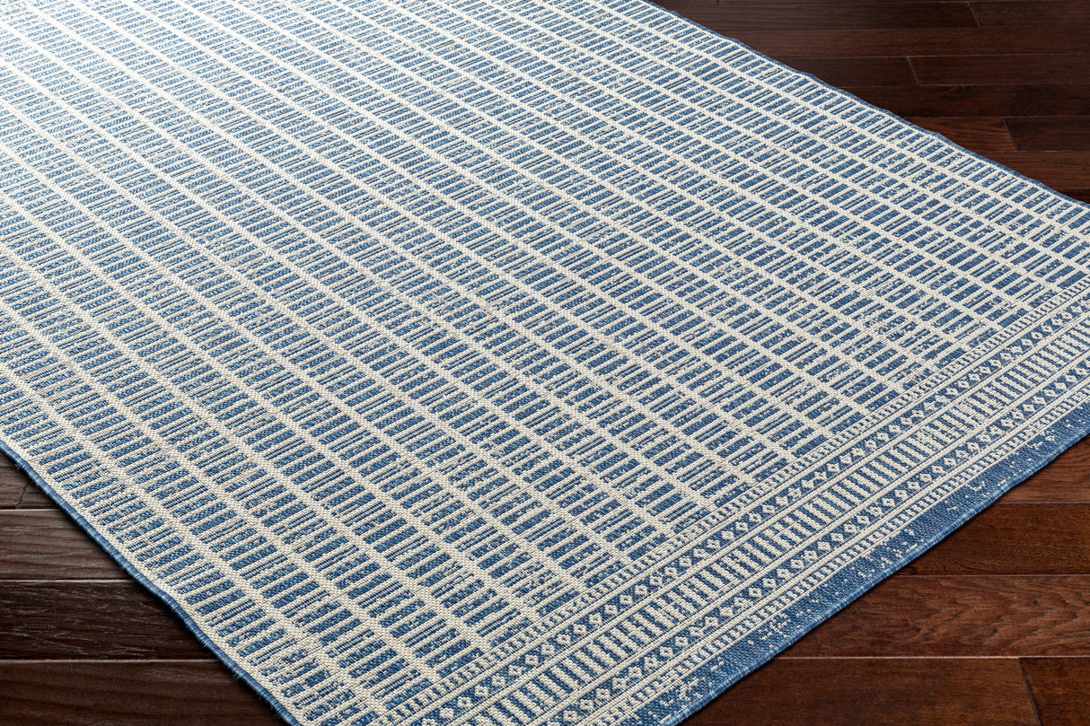 Surya Ravello Rvl-2360 Denim, Dark Blue, Ivory, Light Beige Rug.