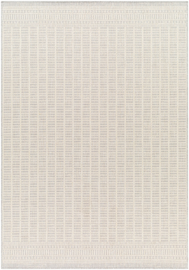 Surya Ravello Rvl-2361 Light Gray, Charcoal, Ivory, Light Beige Rug.