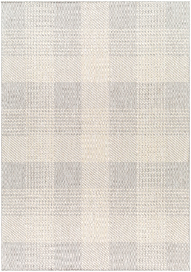 Surya Ravello Rvl-2370 Light Gray, Charcoal, Ivory, Light Beige Rug.