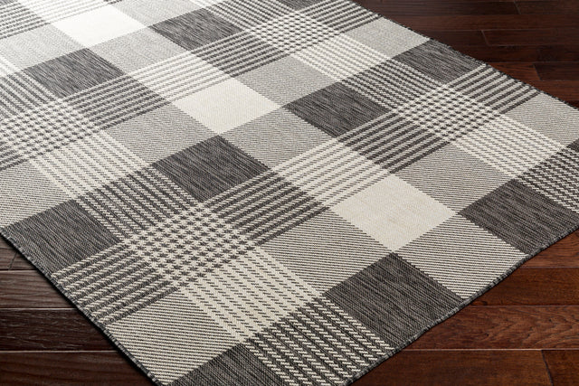 Surya Ravello Rvl-2371 Light Gray, Black, Ivory, Light Beige Rug.