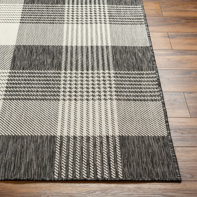 Surya Ravello Rvl-2371 Light Gray, Black, Ivory, Light Beige Rug.