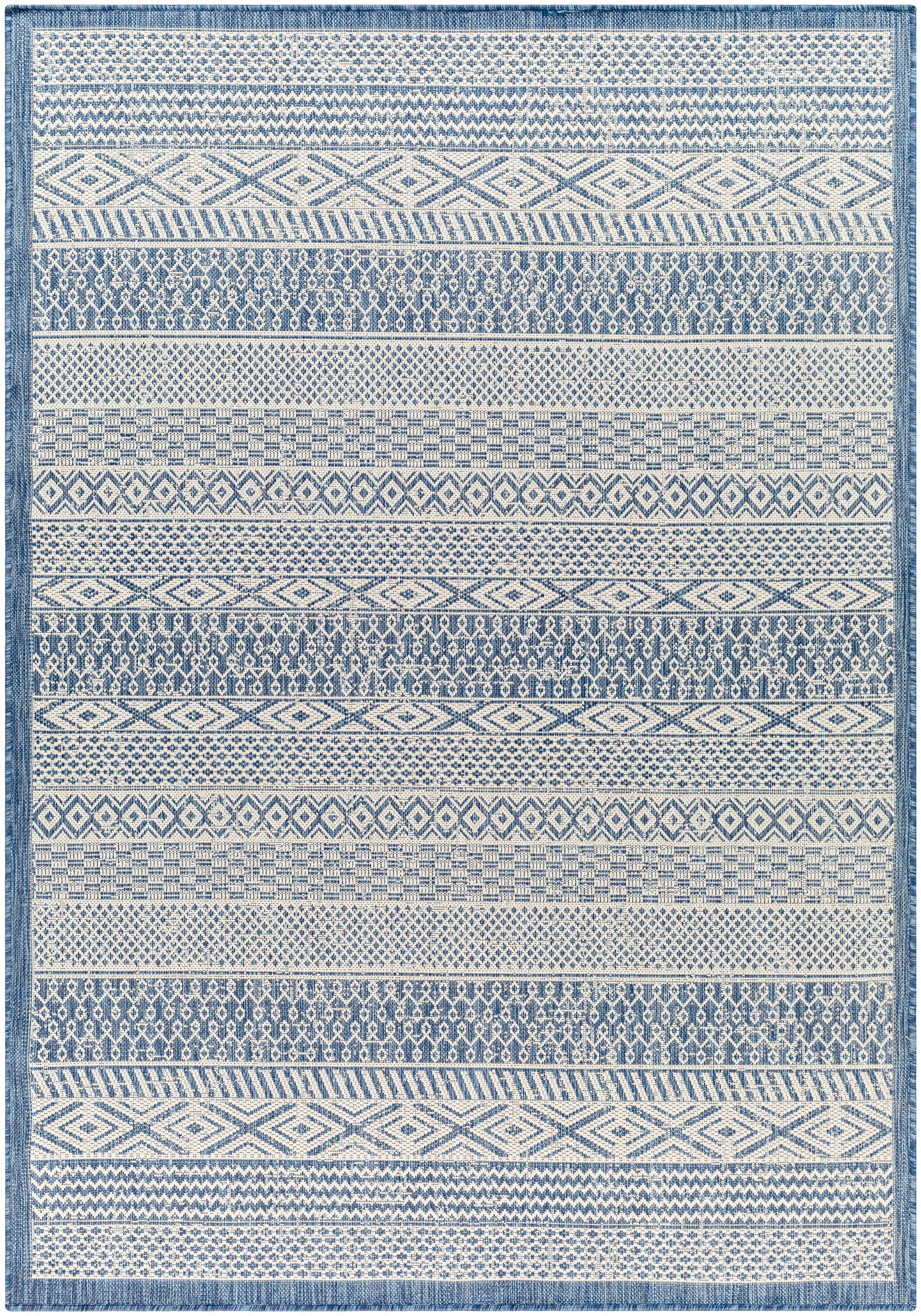 Surya Ravello Rvl-2372 Denim, Dark Blue, Ivory, Light Beige Rug.