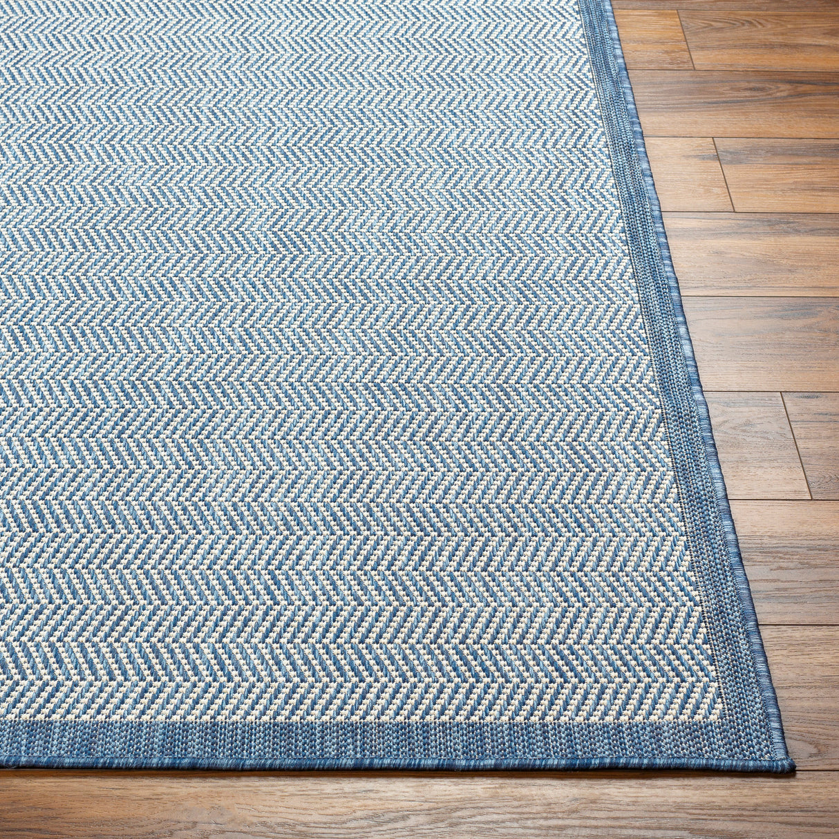 Surya Ravello Rvl-2382 Denim, Dark Blue, Ivory, Light Beige Rug.