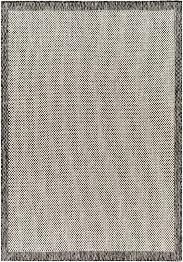 Surya Ravello Rvl-2391 Light Gray, Black, Ivory, Light Beige Rug.