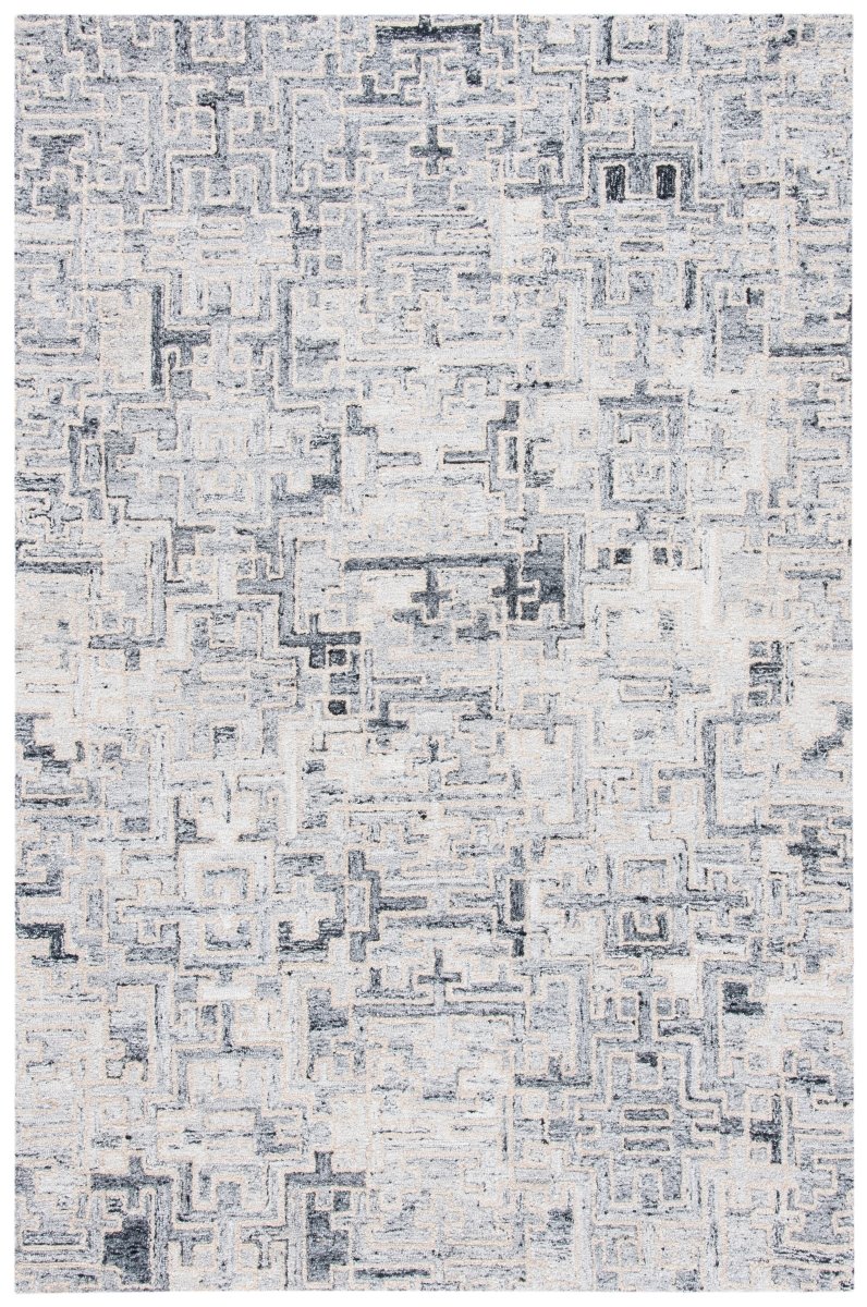 Safavieh Abstract Abt142Z Ivory/Black Rugs.