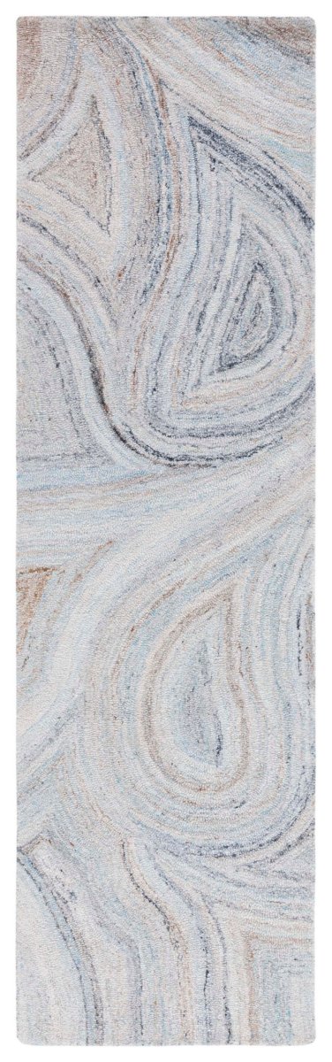 Safavieh Abstract Abt147M Beige/Blue Rug.