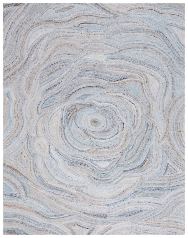 Safavieh Abstract Abt148M Beige/Blue Rug.