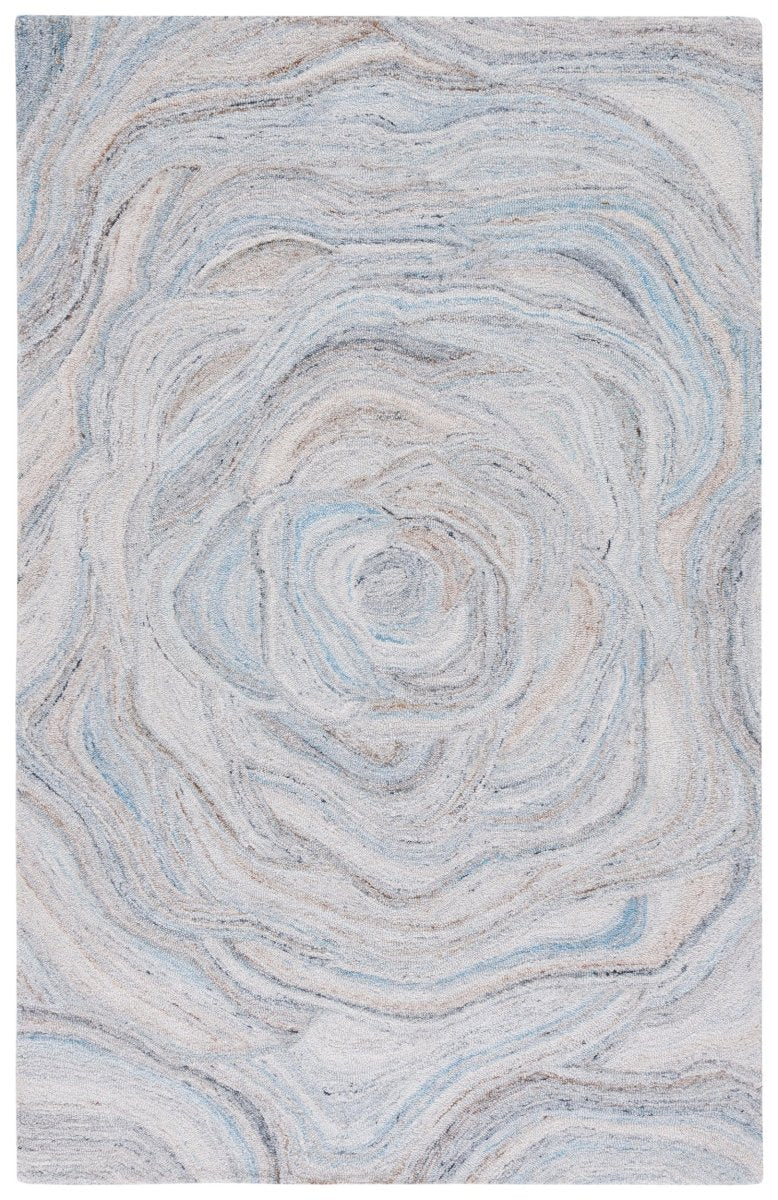 Safavieh Abstract Abt148M Beige/Blue Rug.