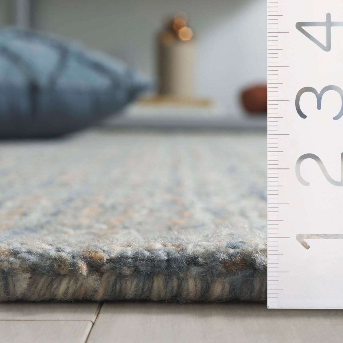 Safavieh Abstract Abt151M Blue/Grey Rug.