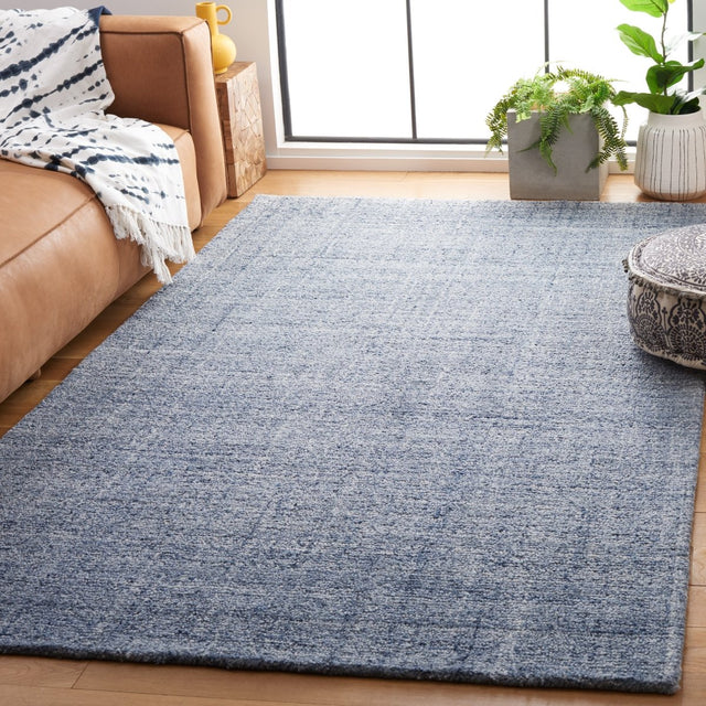 Safavieh Abstract Abt151N Ivory/Navy Rug.