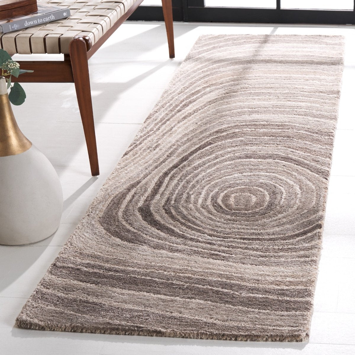 Safavieh Abstract Abt153F Grey/Ivory Rug.