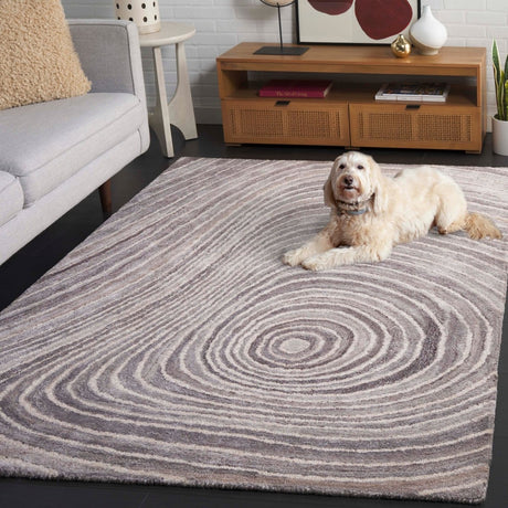 Safavieh Abstract Abt153F Grey/Ivory Rug.