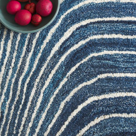 Safavieh Abstract Abt154M Blue/Ivory Rug.
