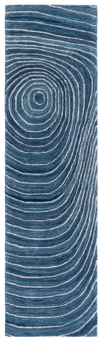 Safavieh Abstract Abt154M Blue/Ivory Rug.