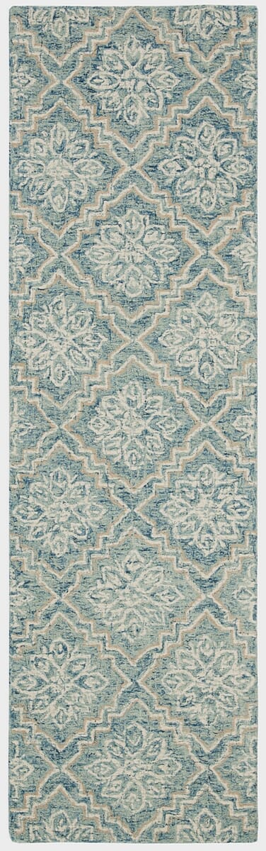 Safavieh Abstract Abt201A Blue/Grey Rug.