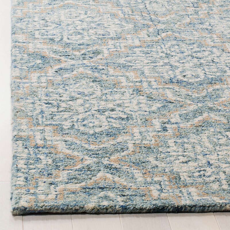 Safavieh Abstract Abt201A Blue/Grey Rug.