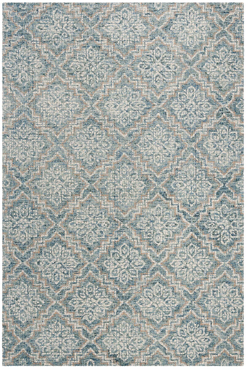 Safavieh Abstract Abt201A Blue/Grey Rug.