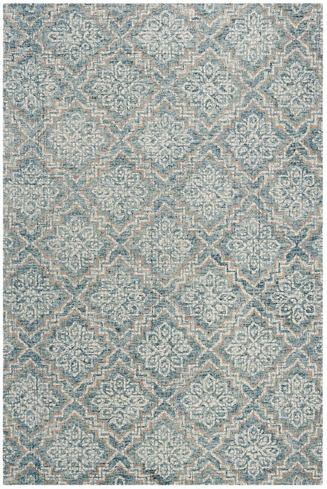 Safavieh Abstract Abt201A Blue/Grey Rug.
