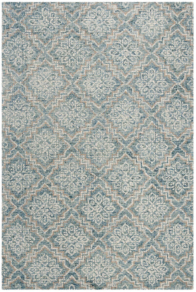Safavieh Abstract Abt201A Blue/Grey Rug.