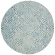 Safavieh Abstract Abt201A Blue/Grey Rug.