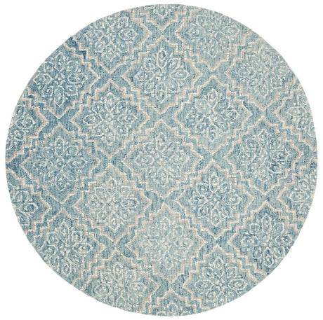 Safavieh Abstract Abt201A Blue/Grey Rug.