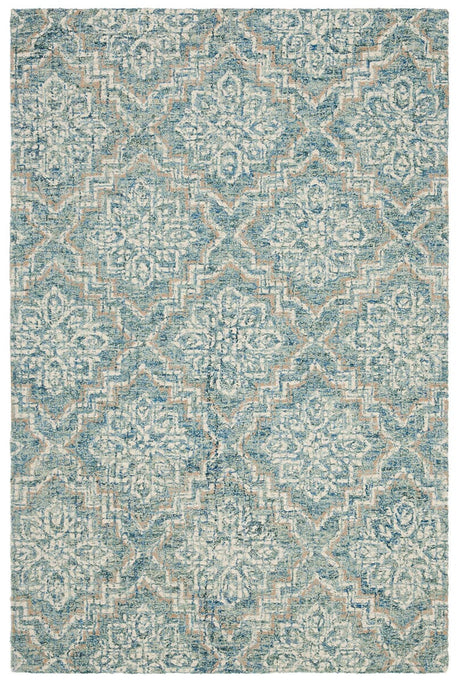 Safavieh Abstract Abt201A Blue/Grey Rug.