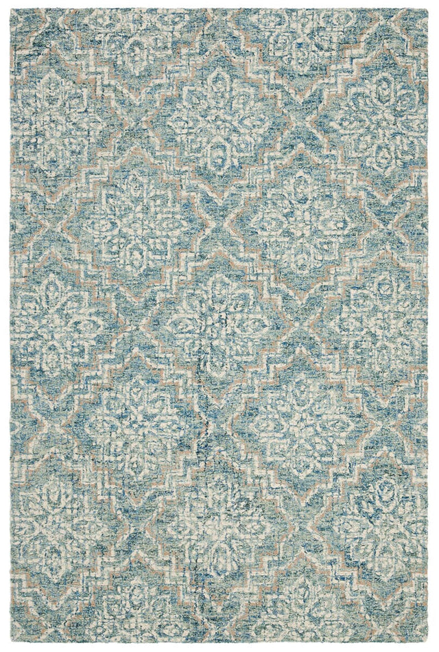 Safavieh Abstract Abt201A Blue/Grey Rug.