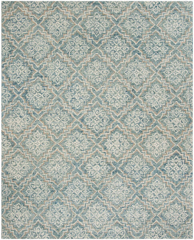 Safavieh Abstract Abt201A Blue/Grey Rug.