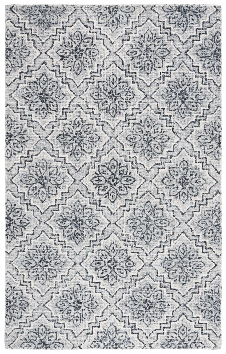 Safavieh Abstract Abt201M Dark Blue/Grey Rug.
