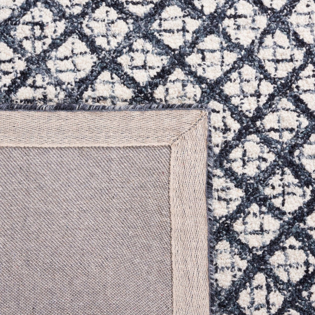 Safavieh Abstract Abt203N Ivory/Navy Rug.