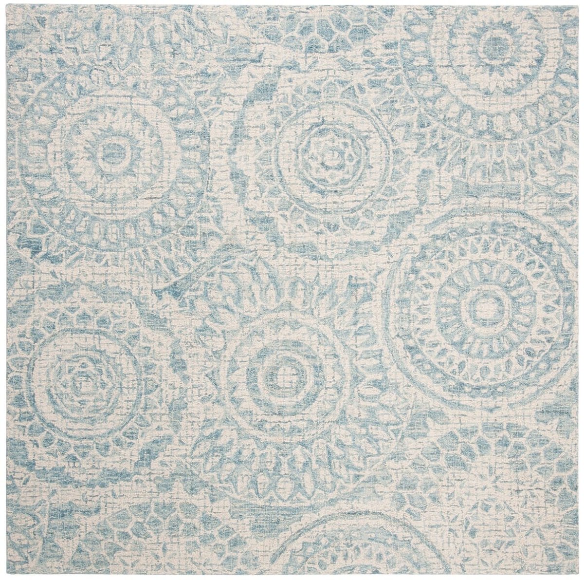 Safavieh Abstract Abt205A Ivory/Blue Rug.