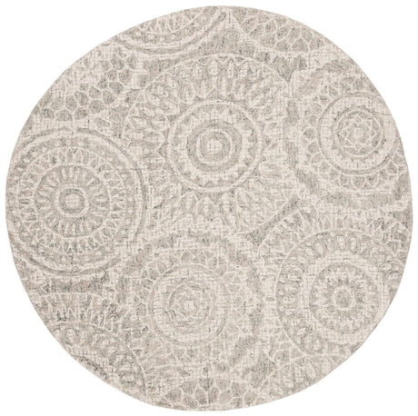 Safavieh Abstract Abt205B Ivory / Grey Rugs.