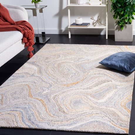 Safavieh Abstract Abt209F Grey/Brown Rug.