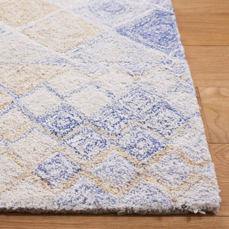 Safavieh Abstract Abt212M Blue/Grey Rug.