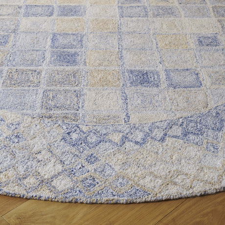 Safavieh Abstract Abt212M Blue/Grey Rug.