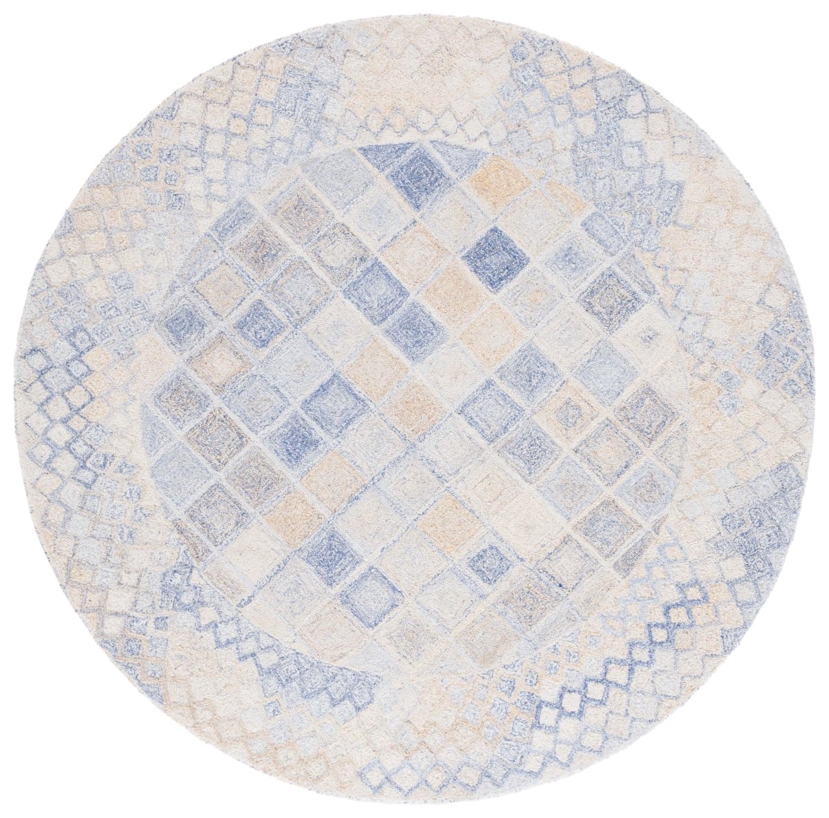 Safavieh Abstract Abt212M Blue/Grey Rug.