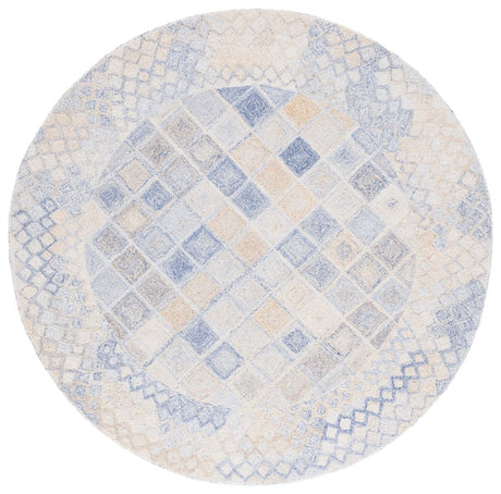 Safavieh Abstract Abt212M Blue/Grey Rug.