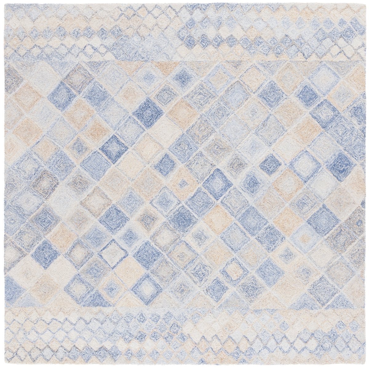 Safavieh Abstract Abt212M Blue/Grey Rug.