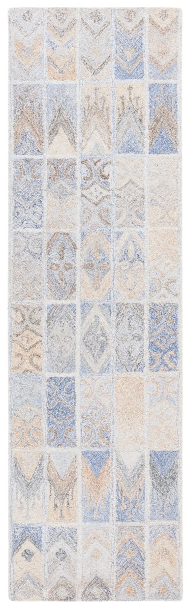 Safavieh Abstract Abt213M Blue/Rust Rug.