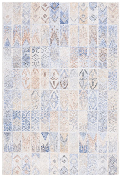 Safavieh Abstract Abt213M Blue/Rust Rug.