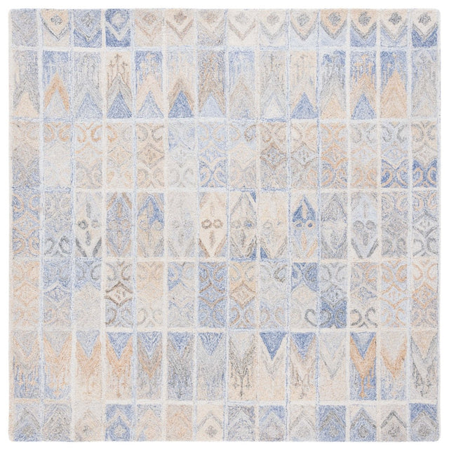 Safavieh Abstract Abt213M Blue/Rust Rug.
