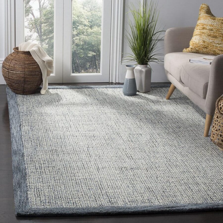 Safavieh Abstract Abt220C Navy / Ivory Rugs.